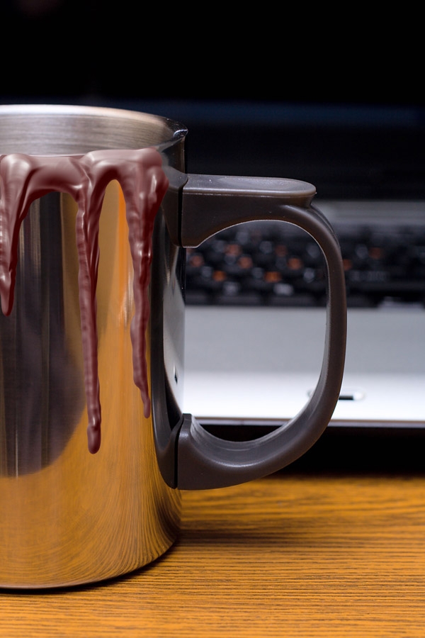 Creation of Chocolate mug: Step 3